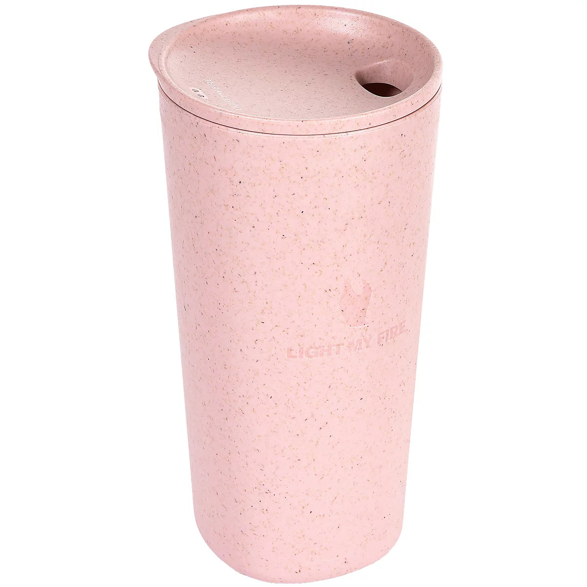 Plastic mug with lid Light My Fire MyCup’n Lid Large DustyPink, 50 cl / 500 ml