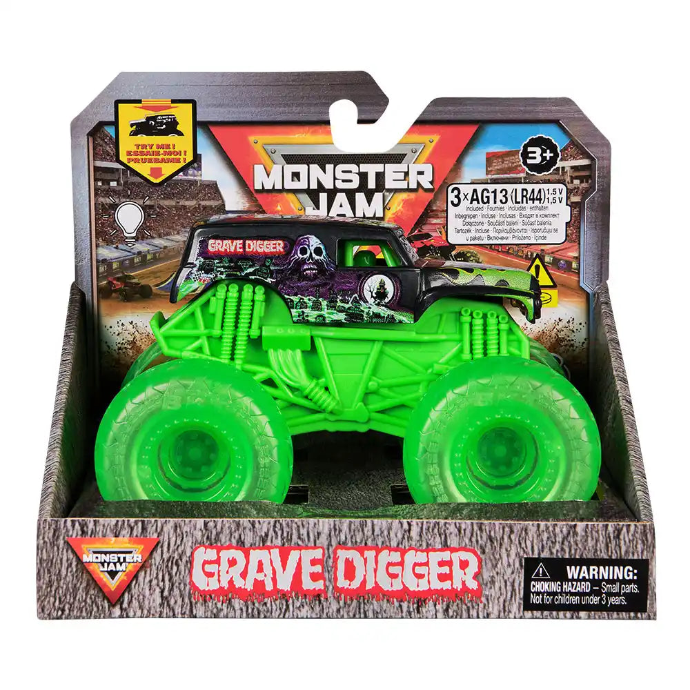 Spin Master - Monster Jam | 1:43 Light Up Wheels Truck Assortment