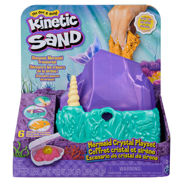 Spin Master - Kinetic Sand | Mermaid Crystal Playset