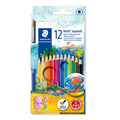 STEADTLER NORIS AQUARELL WATER COLOR PENCILS 12 COLOR 144 10NC12