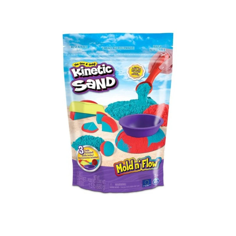 Spin Master - Kinetic Sand | Mold 'n Flow Playset