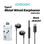 JOYROOM JR-EC06 Type-C Series In-Ear Metal Wired Earbuds-dark Gray
