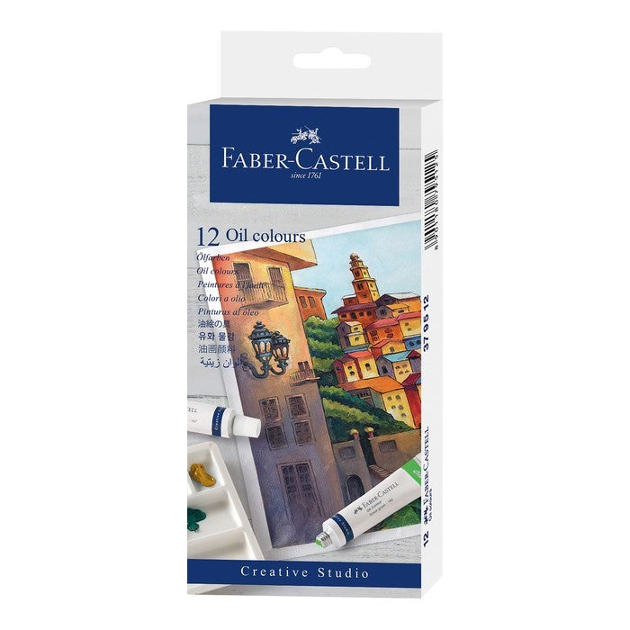 Faber-Castell Oil Colors 12 Colors 1Pck