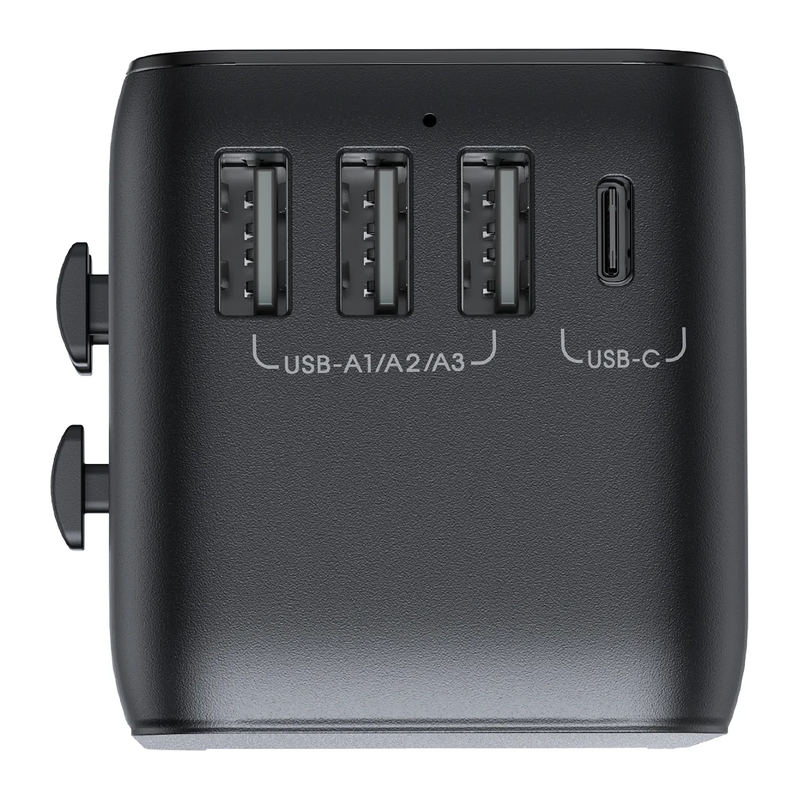 JOYROOM JR-TCW01 17W 3a1c Universal Travel Adapter - Black