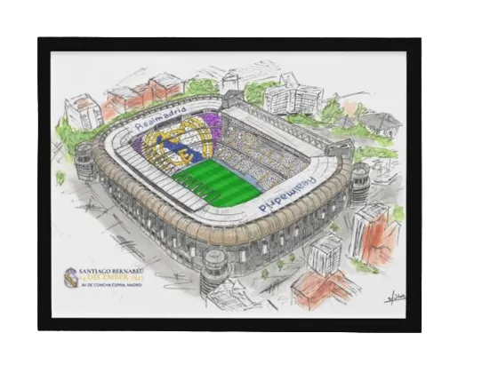 FOOTBALLOGY - THE ART OF REAL MADRID STADIUM