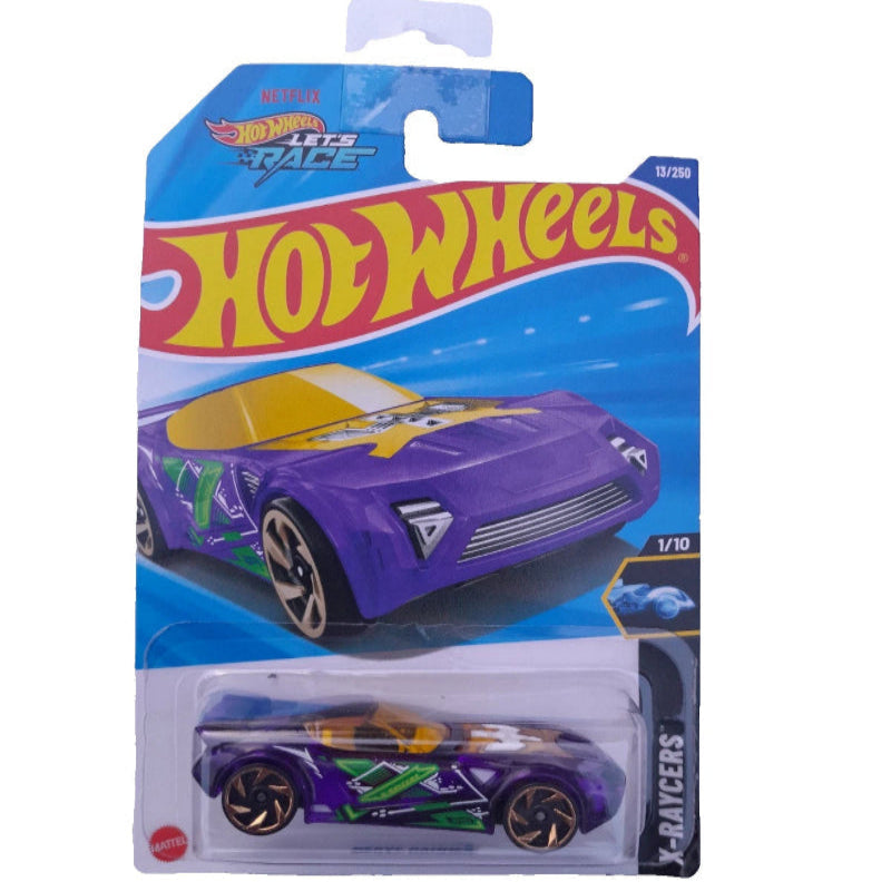 HOT WHEELS X-RAYCERS NERVE HAMMER 1/64 DIECAST ON LONG CARD 13/250 NEW