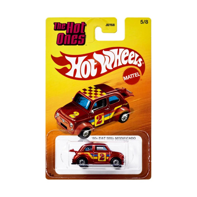 Hot Wheels - 1:64 The Hot Ones Cars-60S Fiat 500D Modificado