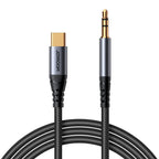 Sy-a07 Audio-transfer Series AUX Audio Cable (Type-C to 3. 5MM) 1. 2m - Black