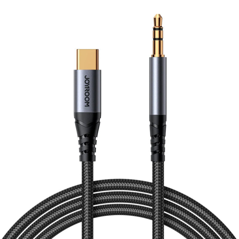 Sy-a07 Audio-transfer Series AUX Audio Cable (Type-C to 3. 5MM) 1. 2m - Black