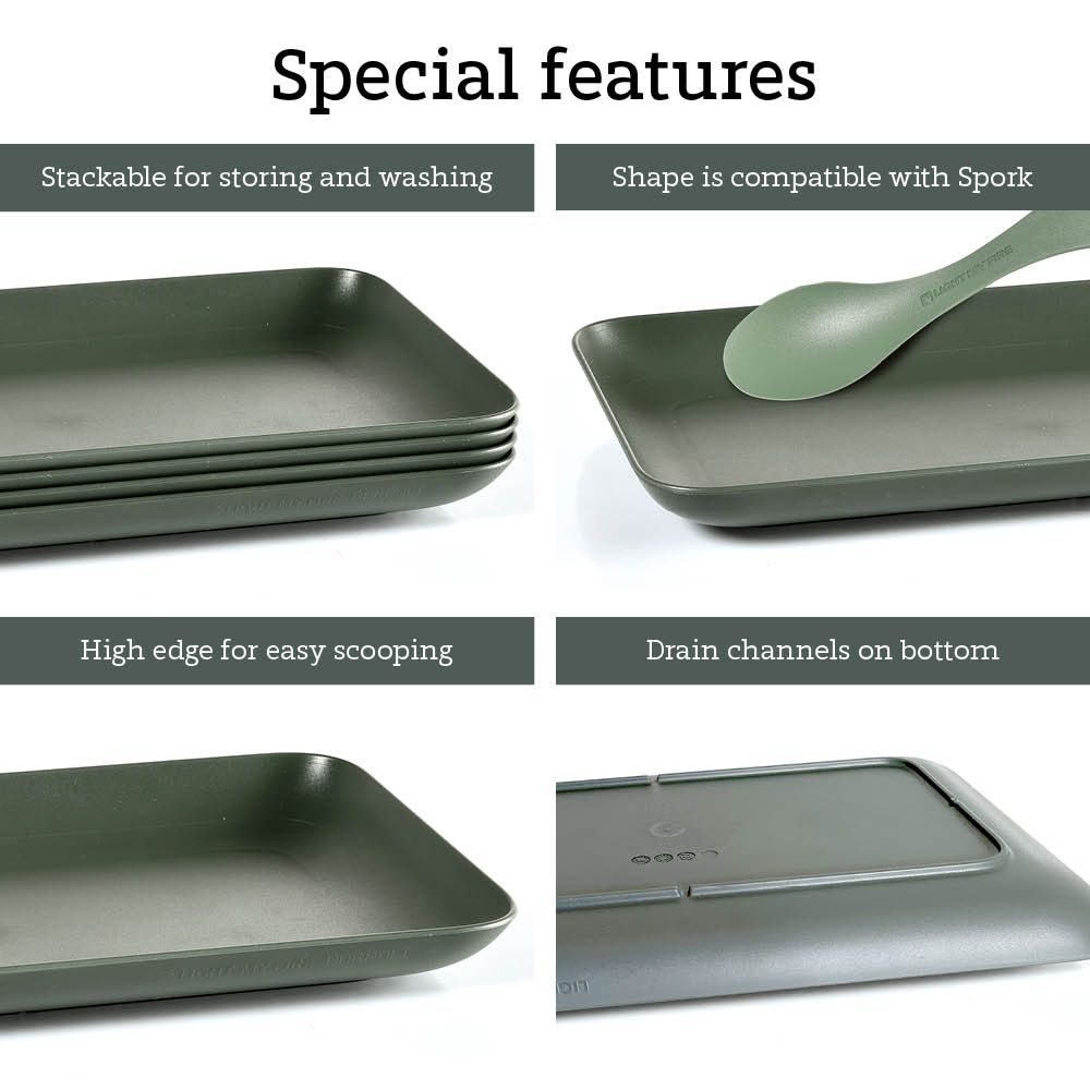 Light My Fire Platter Medium Green bulk