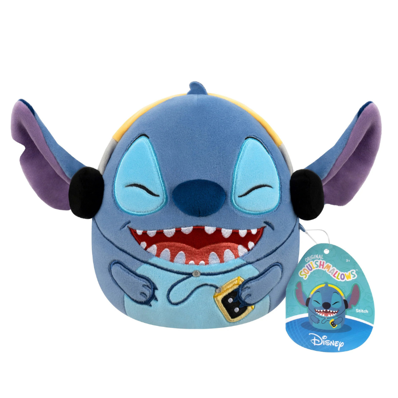 Squishmallows Disney Stitch 10 Inch With Headphones