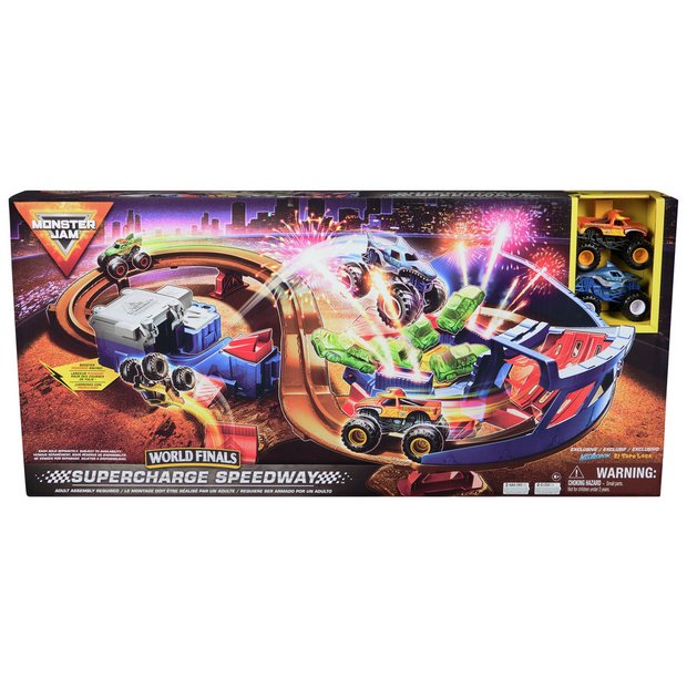 Spin Master - Monster Jam | 1:64 Supercharge Speedway Playset