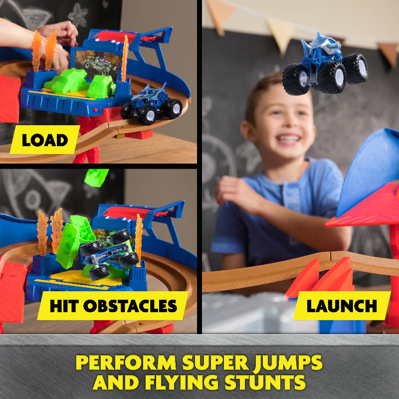 Spin Master - Monster Jam | 1:64 Supercharge Speedway Playset