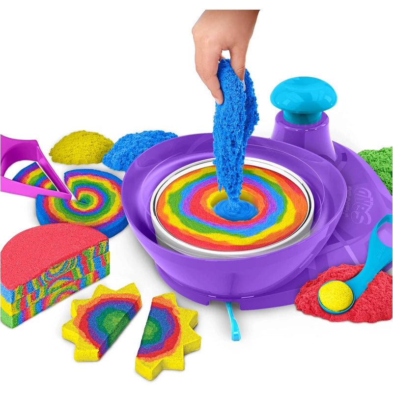 Spin Master - Kinetic Sand | Swirl 'n Surprise Playset
