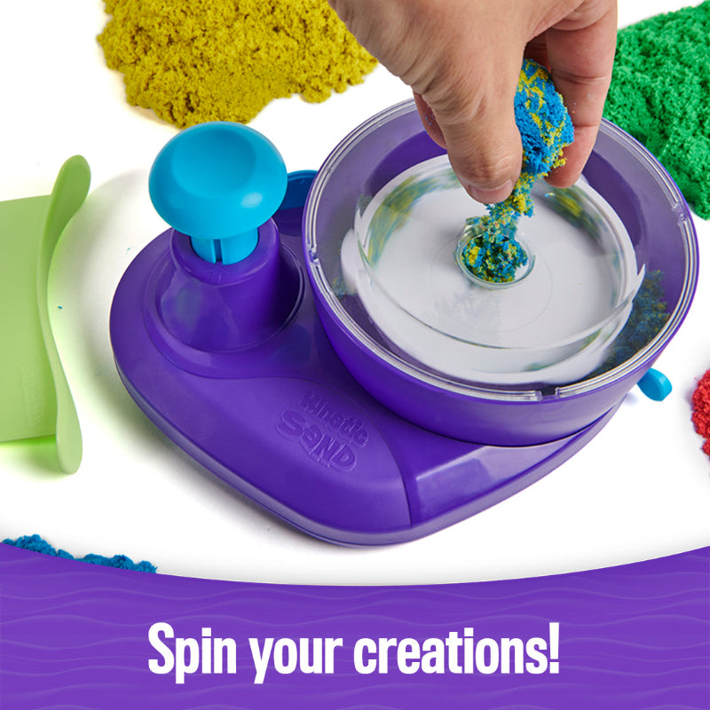 Spin Master - Kinetic Sand | Swirl 'n Surprise Playset