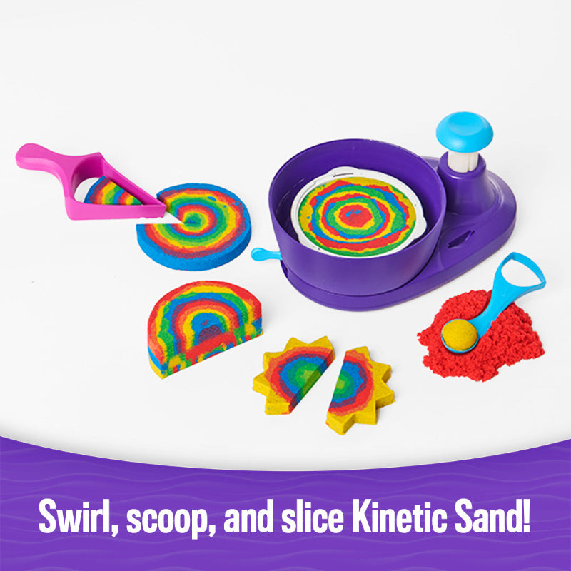 Spin Master - Kinetic Sand | Swirl 'n Surprise Playset