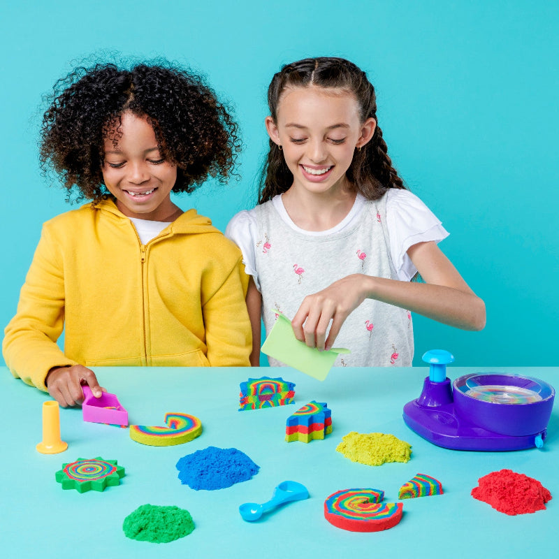 Spin Master - Kinetic Sand | Swirl 'n Surprise Playset