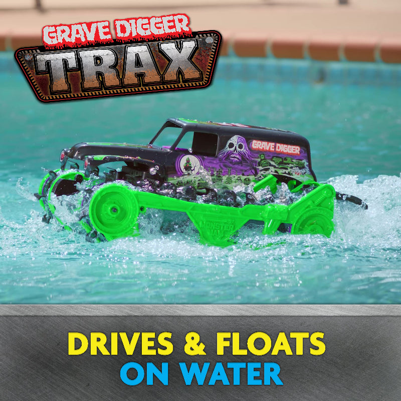 Spin Master - Monster Jam | All-Terrain RC Grave Digger Trax