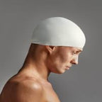 Silicone Swim Cap – White