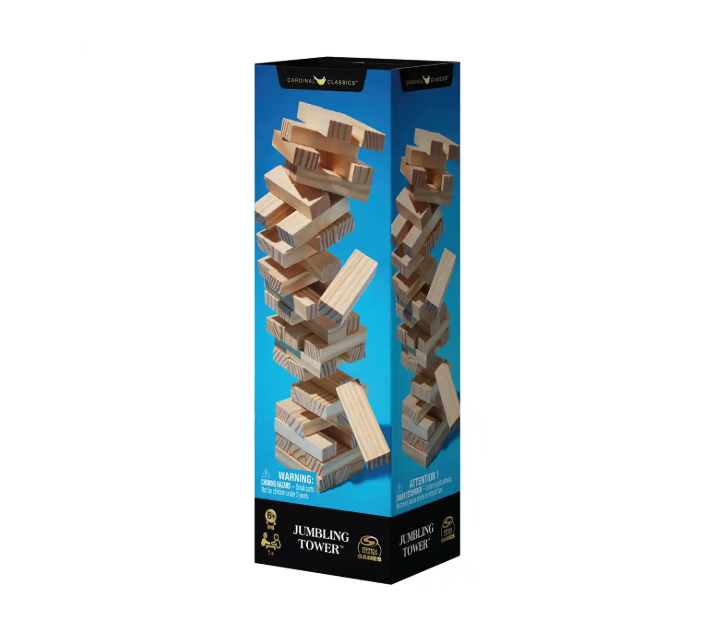 Spin Master Games - Jumbling Towers Wood in Shoe Box